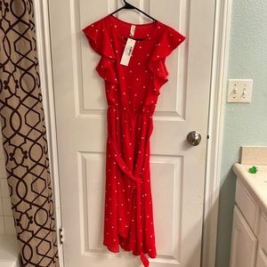 Piper and scoot red medium dress